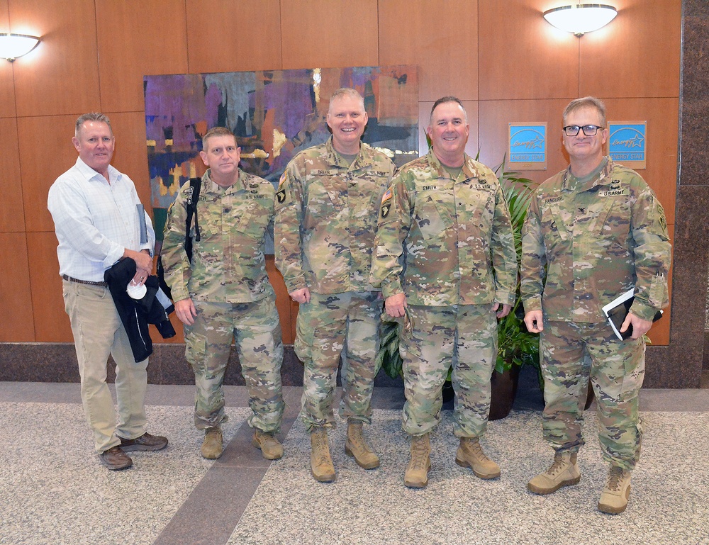 Brigadier Gen. Tyler Smith visits Sacramento District