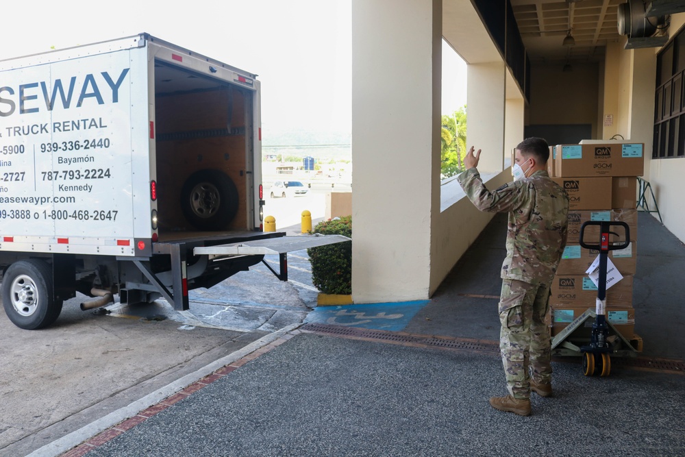 The PRNG close operations in Caguas vaccination site