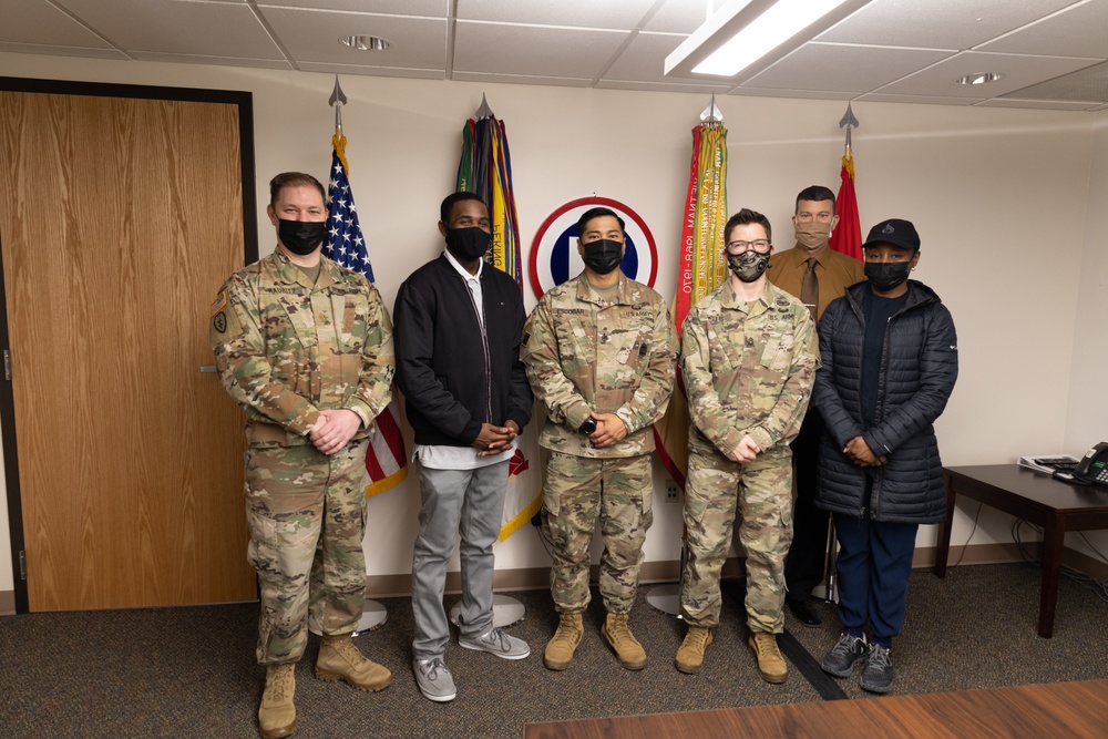 SSG Escobar Reenlistment Ceremony