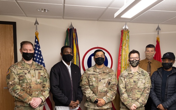 SSG Escobar Reenlistment Ceremony