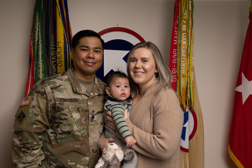 SSG Escobar Reenlistment Ceremony