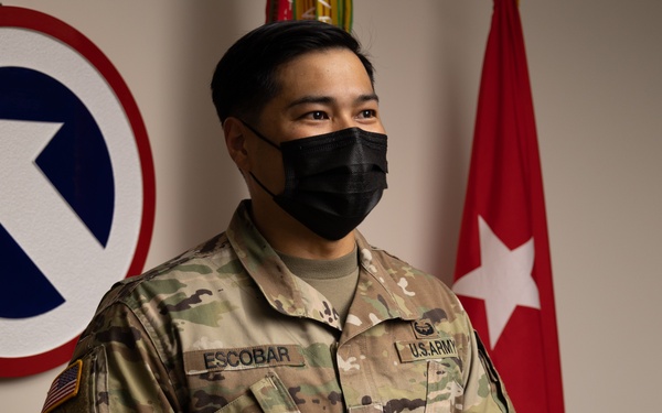 SSG Escobar Reenlistment Ceremony