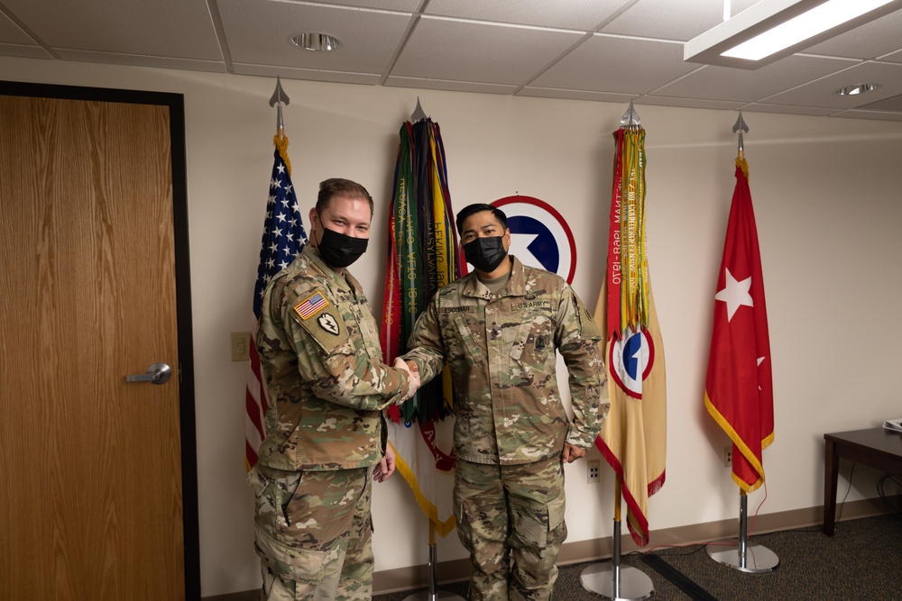 SSG Escobar Reenlistment Ceremony