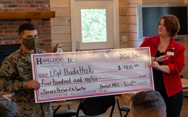 Havelock MAC Service Person of the Quarter