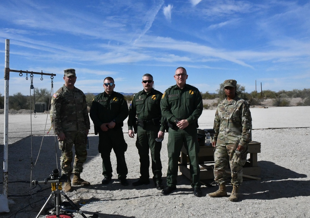 Yuma Sector Border Patrol tours YPG