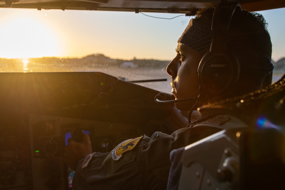 909th ARS refuels fighters in the PACIFIC WEASEL exercise