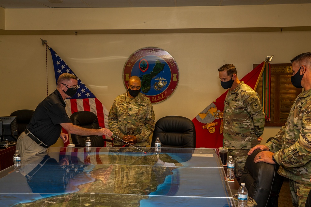 U.S. Army Pacific Senior Leaders Visit MCB Camp Blaz