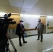 Brig. Gen. Timothy Coakley visits University Hospital in Newark, New Jersey.