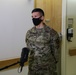 Brig. Gen. Timothy Coakley visits University Hospital in Newark, New Jersey.