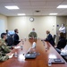 Brig. Gen. Timothy Coakley visits University Hospital in Newark, New Jersey.