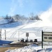 Snowmaking at Fort McCoy's Whitetail Ridge Ski Area