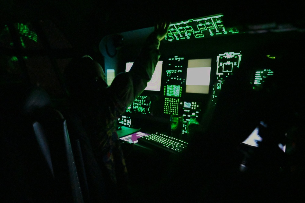 HC-130J Combat King II receives and refuels AOR mission