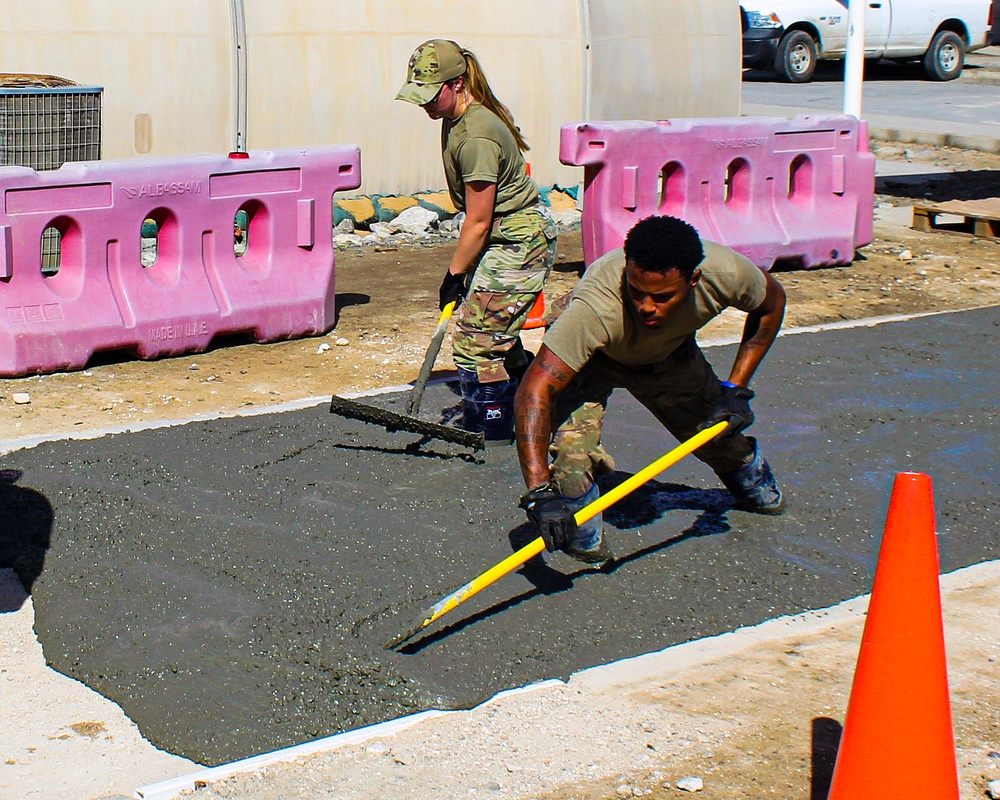 Cement Work at ADAB