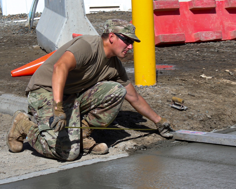 Cement Work at ADAB