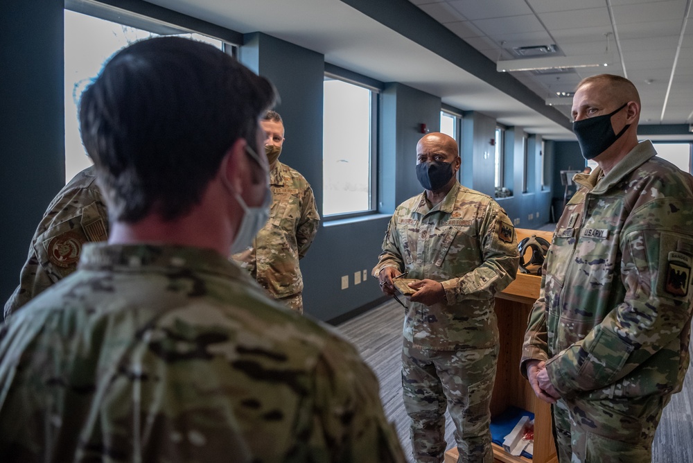 Senior enlisted advisor to chief of the NGB visits KYANG base