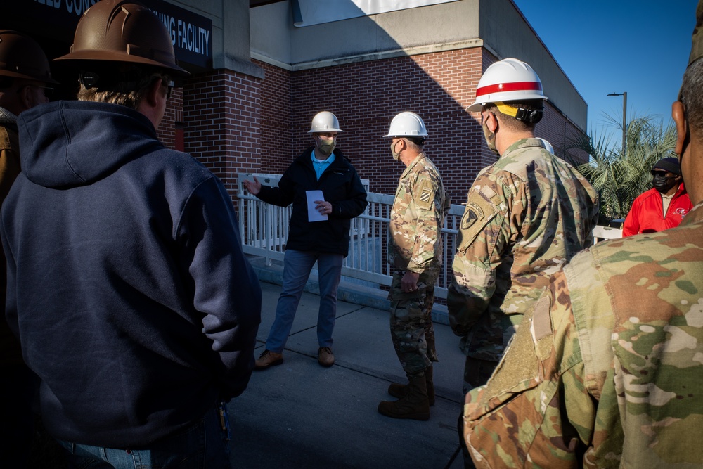 3ID leadership tours ongoing and future projects at Hunter Army Airfield