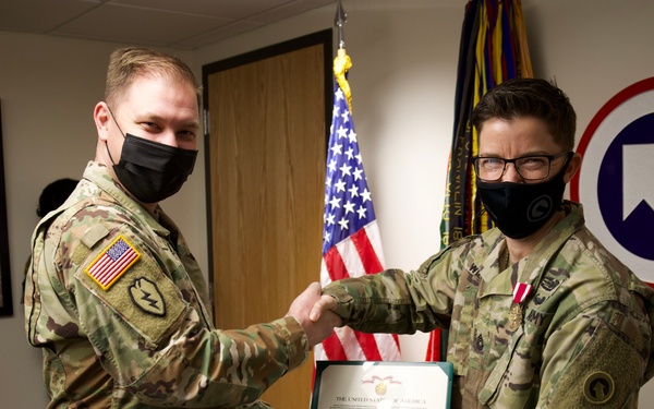 Sgt. 1st Class Willis PCS Award Ceremony