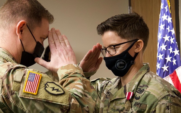 Sgt. 1st Class Willis PCS Award Ceremony