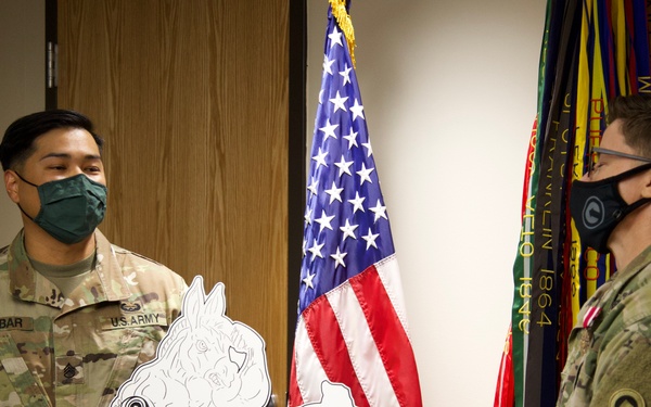 Sgt. 1st Class Willis PCS Award Ceremony