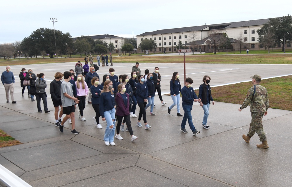 Junior leaders tour Keesler