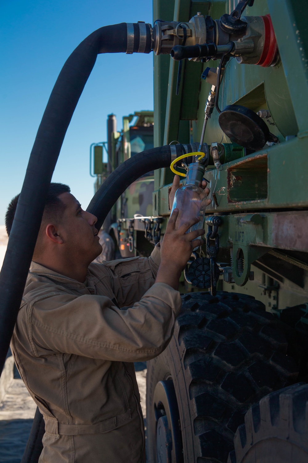 1st Transportation Battalion Refuel Operation