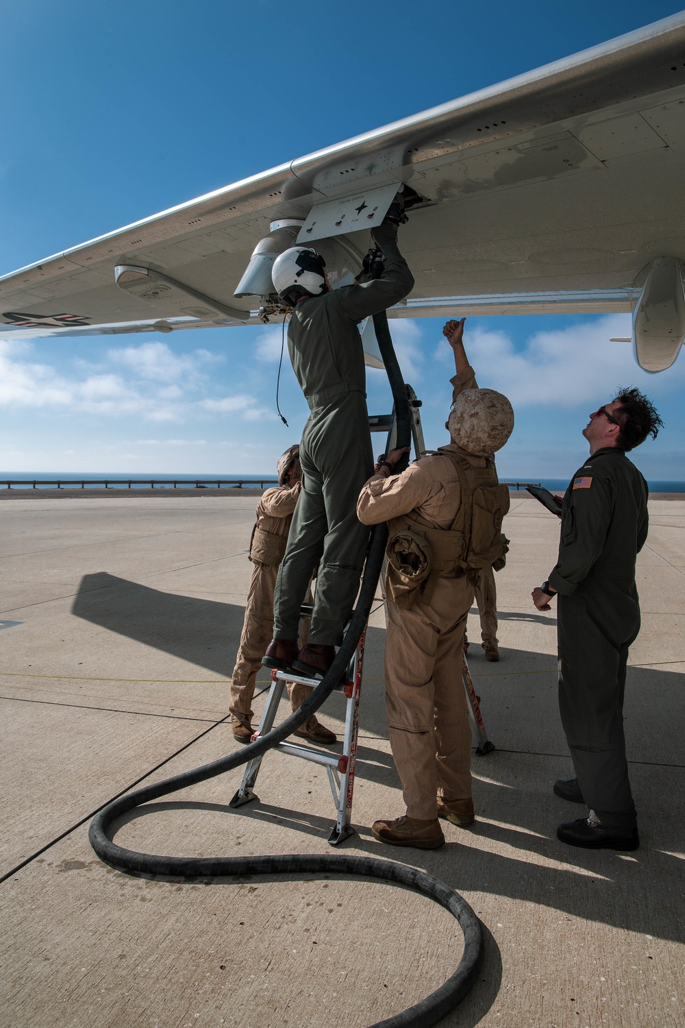 1st Transportation Battalion Refuel Operation