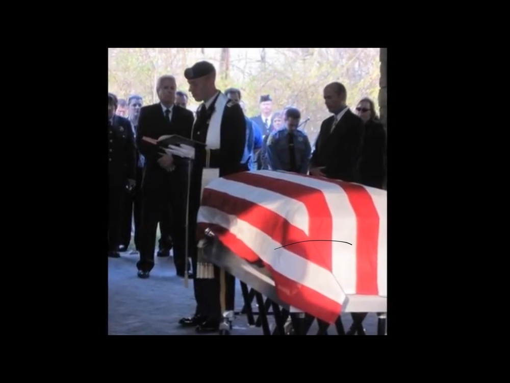 Officiating at Soldier's Funeral