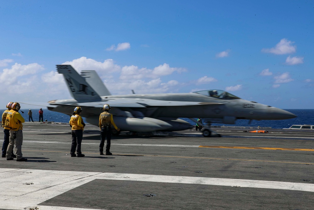 Abraham Lincoln conducts flight operations