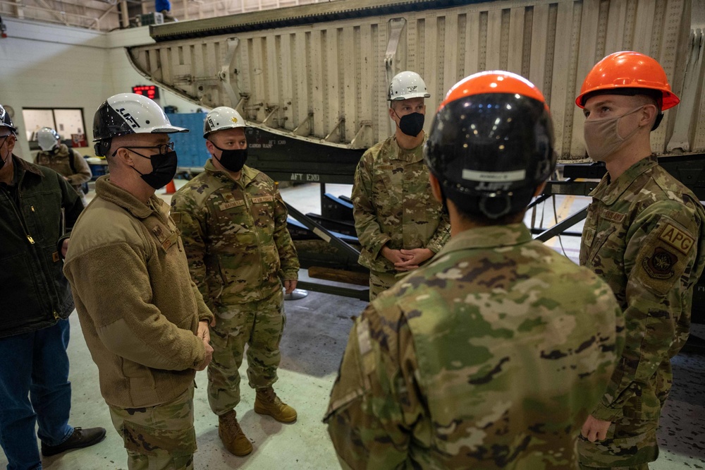 436th AW leaders visit Westover ARB