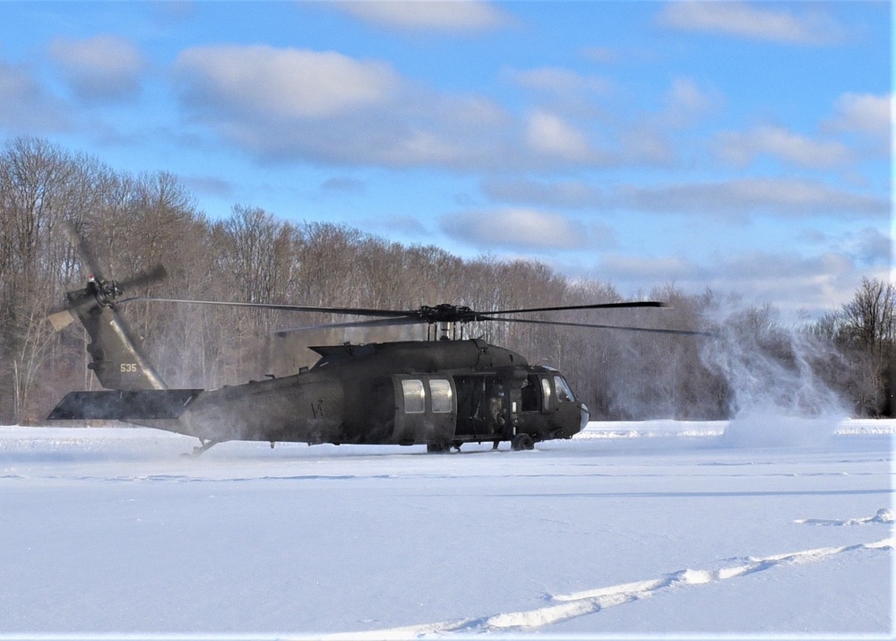 Aviation approved for training flight during extreme cold weather