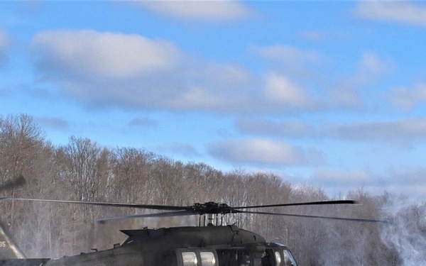 Aviation approved for training flight during extreme cold weather