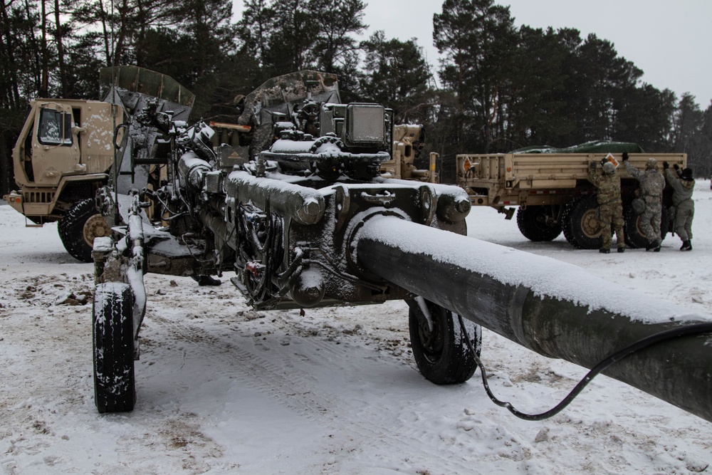 Field Artillery in the snow