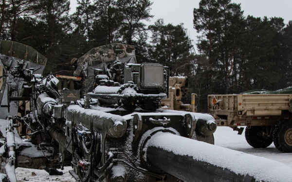 Field Artillery in the snow