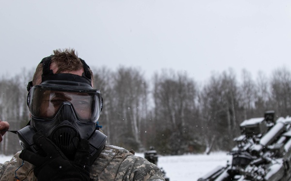 CBRN Field Artillery ready