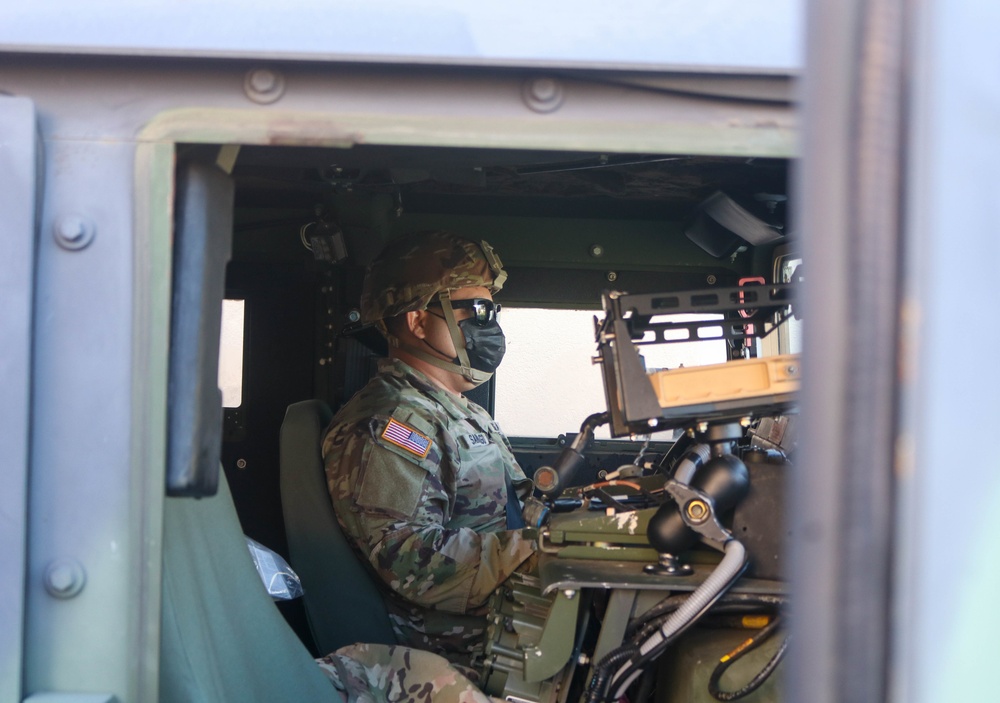 PRNG use Humvee for COVID vaccine distribution