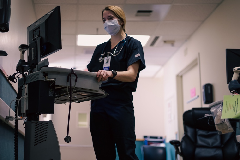 U.S. Soldiers complete first day of in-processing at Northwest Texas Healthcare System in Amarillo, Texas