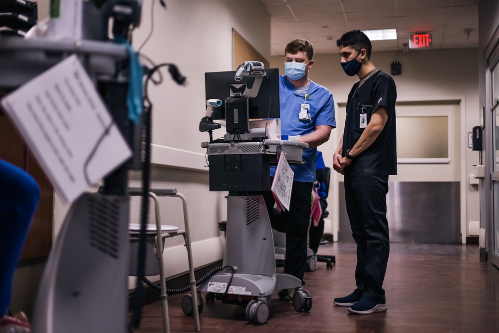 U.S. Soldiers complete first day of in-processing at Northwest Texas Healthcare System in Amarillo, Texas