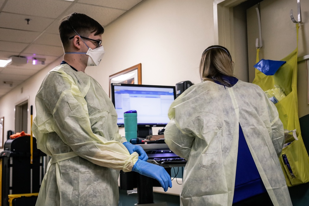 U.S. Soldiers complete first day of in-processing at Northwest Texas Healthcare System in Amarillo, Texas