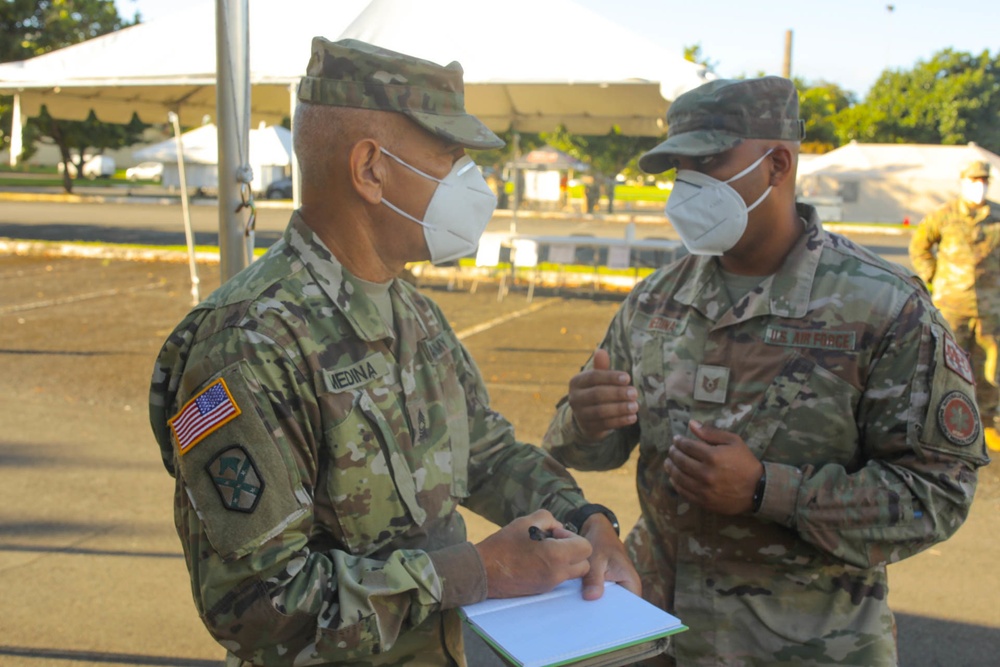 JTF-PR opens testing facilities in support to the Department of Health (DoH).