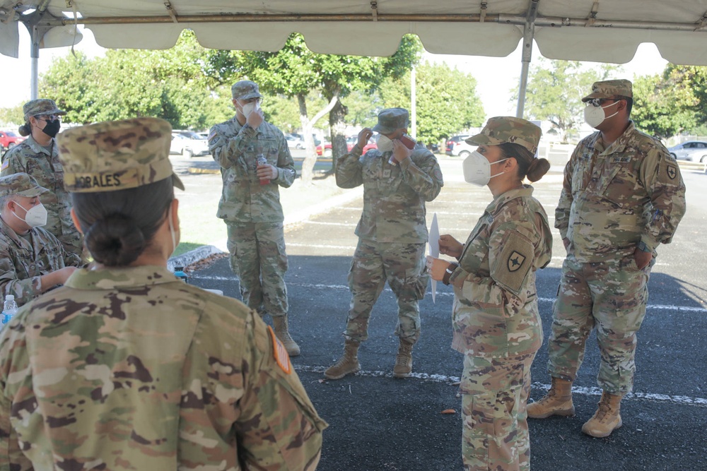JTF-PR opens testing facilities in support to the Department of Health (DoH).