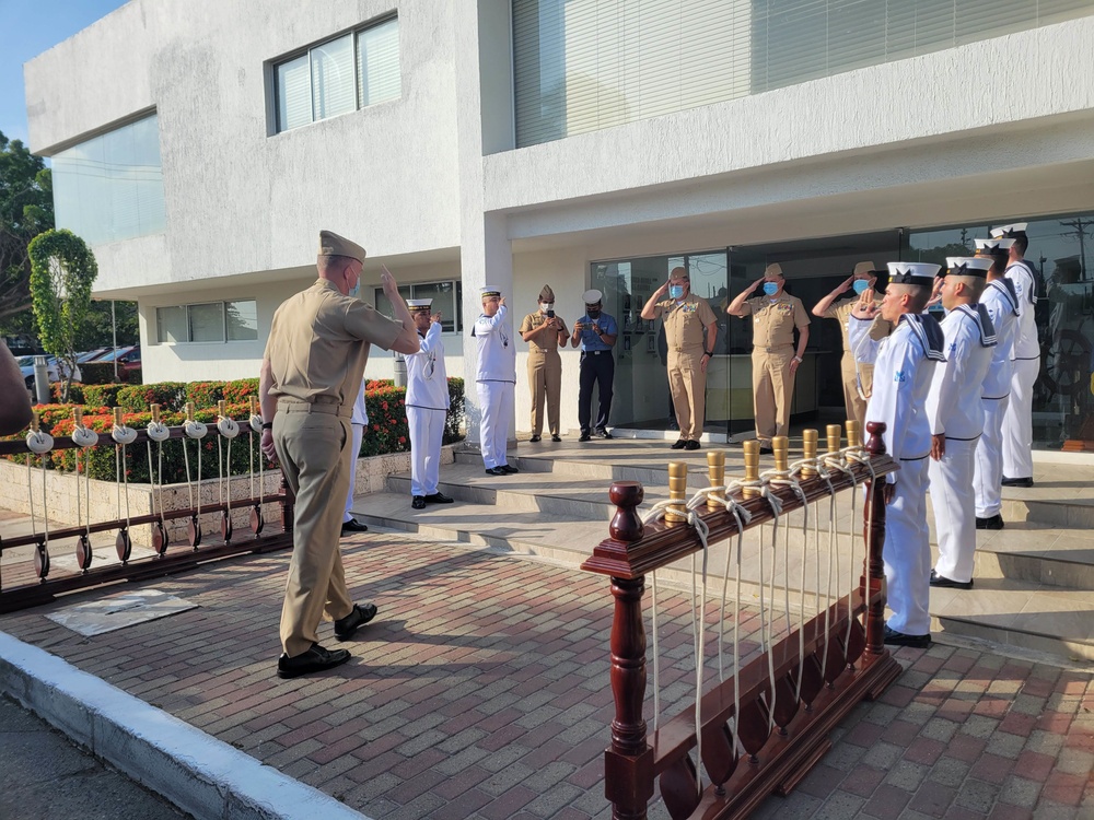 Commander, U.S. Naval Forces Southern Command/U.S. 4th Fleet Conducts Key Leader Engagements with Colombian Navy