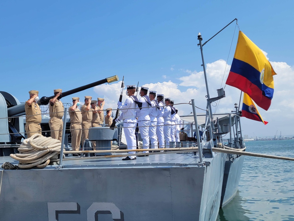 Commander, U.S. Naval Forces Southern Command/U.S. 4th Fleet Conducts Key Leader Engagements with Colombian Navy