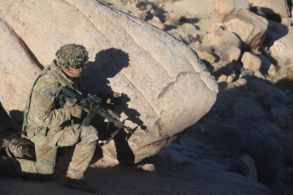 Bayonet Soldiers conduct training at NTC