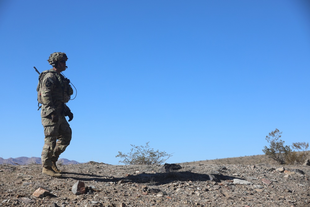 Bayonet Soldiers conduct training at NTC