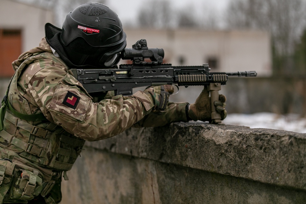 Battle Group Poland's Black Horse Troop goes urban