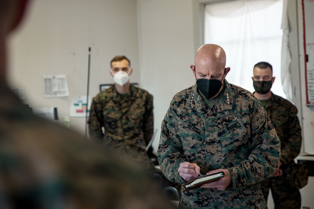 General Berger Visits Fort Pickett