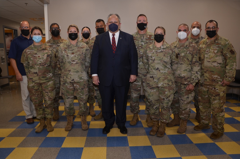 Secretary of the Navy, Carlos Del Toro, visits the 156th Wing Medical Group