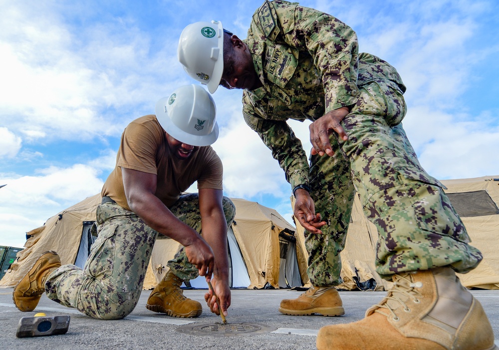 CTF75 Sailors kick off the Command Post Exercise
