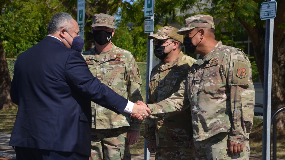 Secretary of the Navy, Carlos Del Toro, visits the 156th Wing Medical Group