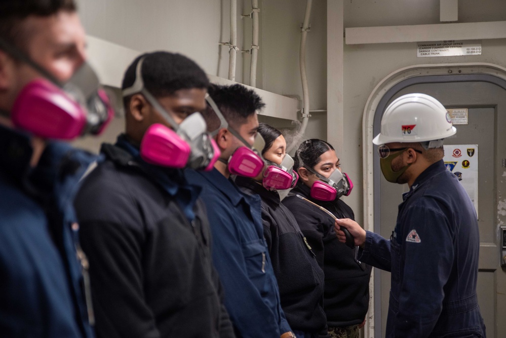 USS Ronald Reagan (CVN 76) Respirator Fit Testing